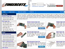 Tablet Screenshot of fingercots.net